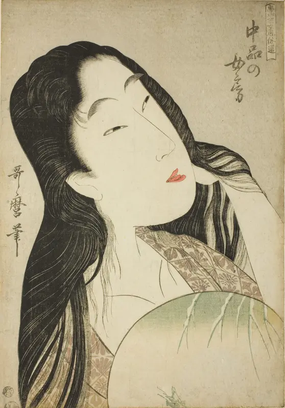 A Wife of the Middle Rank (Chubon no nyobo), from the series "A Guide to Women's Contemporary Styles (Tosei onna fuzoku tsu)"
