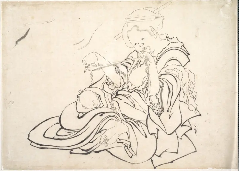A Woman and Baby