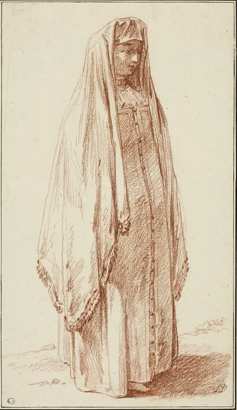 A Woman in Russian Dress