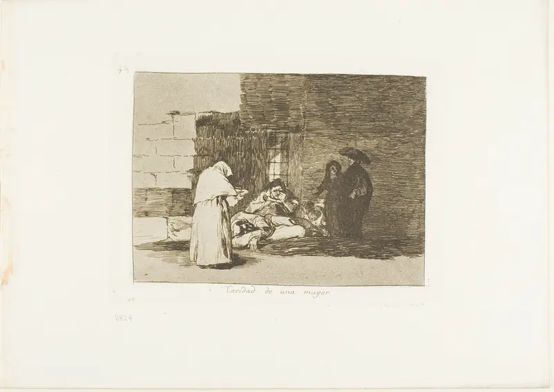 A Woman's Charity, plate 49 from The Disasters of War