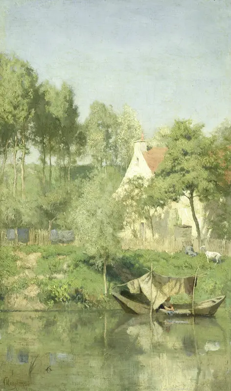 Aan de Oise Wall Art by Unknown - High-Resolution Digital Print