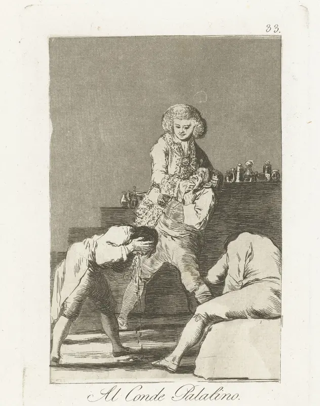 Aan Graaf Verhemelte Wall Art by Francisco de Goya - High-Resolution Digital Print