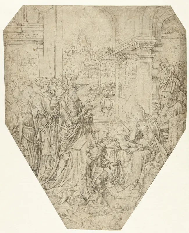 Aanbidding der koningen Wall Art by Unknown - High-Resolution Digital Print