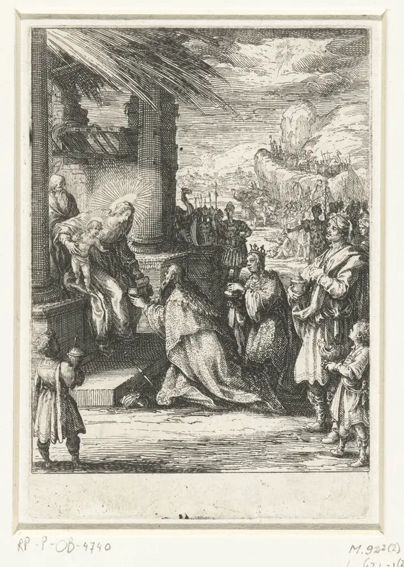 Aanbidding door de koningen Wall Art by Jacques Callot - High-Resolution Digital Print