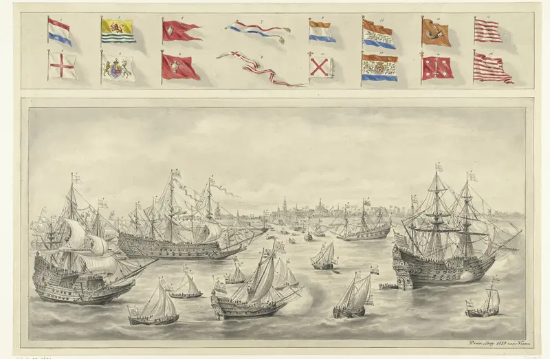 Aankomst van graaf Leicester te Vlissingen, 1585 Wall Art by Unknown - High-Resolution Digital Print
