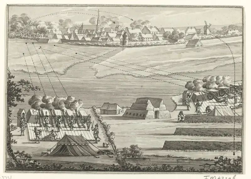 Aanval op Hattem, 1786 Wall Art by anonymous - High-Resolution Digital Print