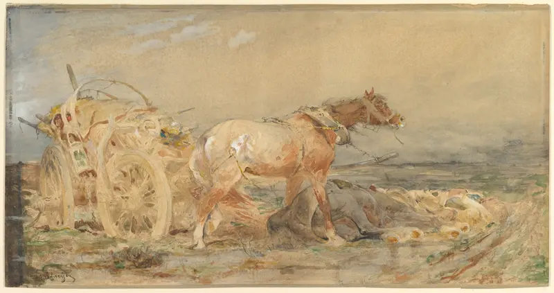 Abandoned: Marshes of the Danube Wall Art by Adolf Schreyer - High-Resolution Digital Print