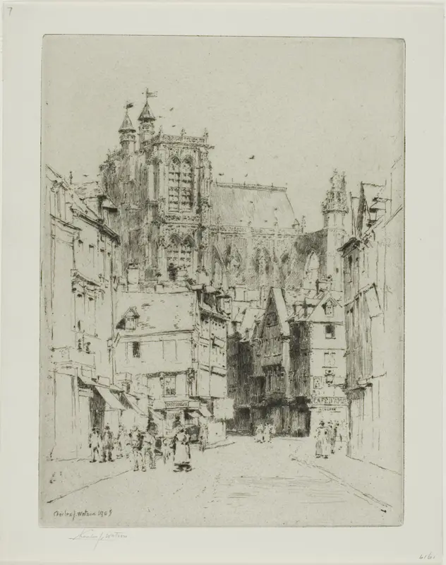 Abbéville Wall Art by Charles John Watson - High-Resolution Digital Print