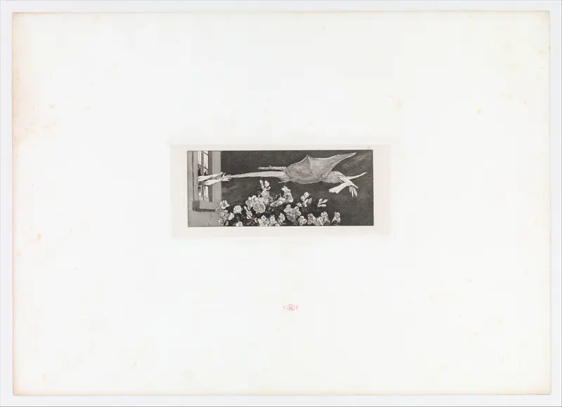 Abduction (plate nine from Paraphrase on the Finding of a Glove) Wall Art by Max Klinger - High-Resolution Digital Print