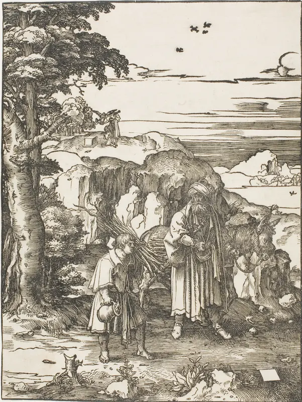 Abraham and Isaac Wall Art by Lucas van Leyden - High-Resolution Digital Print