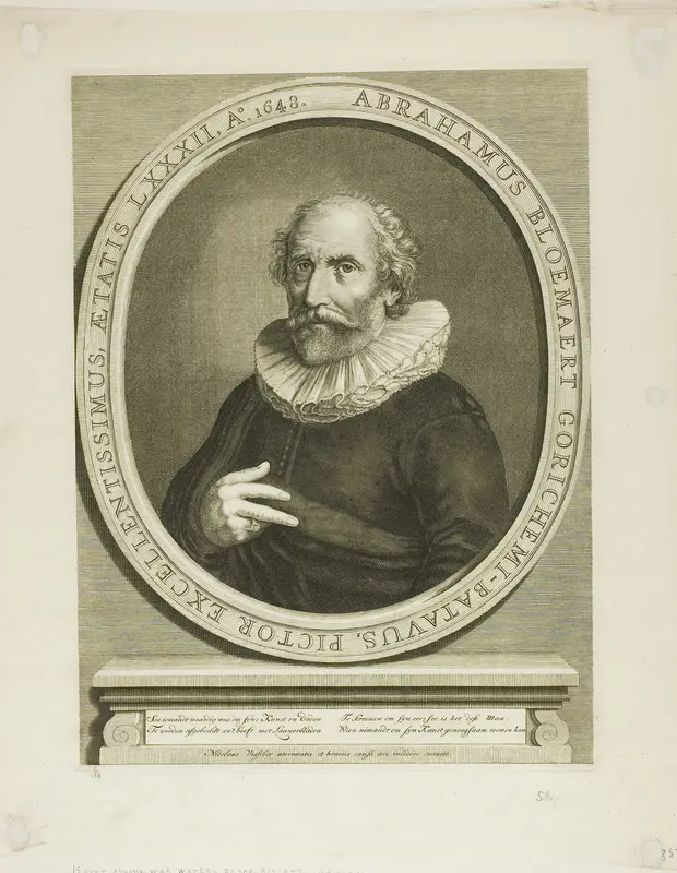 Abraham Bloemaert Wall Art by Nicolas Jansz. (Claes) Visscher - High-Resolution Digital Print
