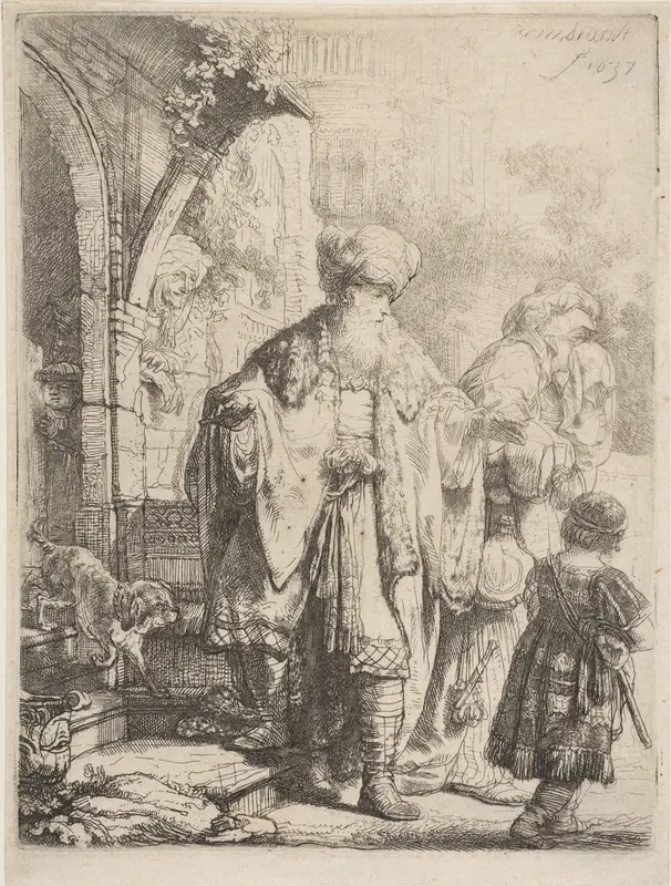 Abraham Casting out Hagar and Ishmael