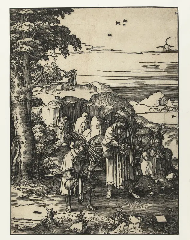 Abraham en Isaak Wall Art by Lucas van Leyden - High-Resolution Digital Print