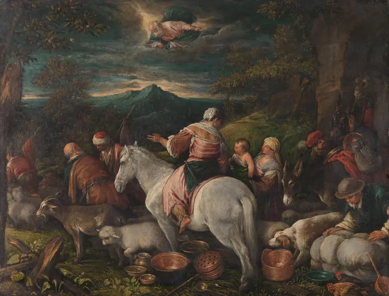 Abraham Leaves Haran Wall Art by Unknown - High-Resolution Digital Print