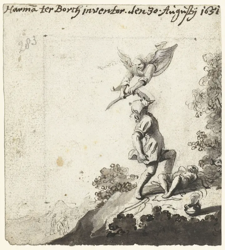 Abraham offert Isaac Wall Art by Unknown - High-Resolution Digital Print