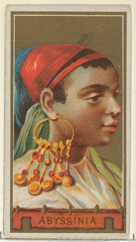 Abyssinia, from the Types of All Nations series (N24) for Allen & Ginter Cigarettes Wall Art by Allen & Ginter - High-Resolution Digital Print