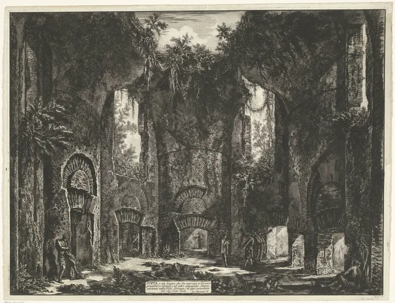 Academie in de Villa Adriana te Tivoli Wall Art by Unknown - High-Resolution Digital Print