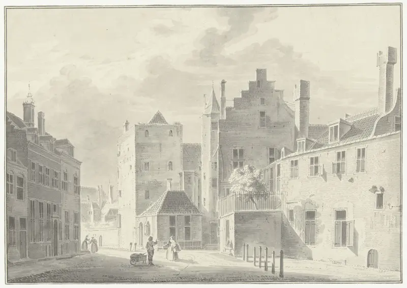 Achter de Dom te Utrecht Wall Art by Pieter Jan van Liender - High-Resolution Digital Print