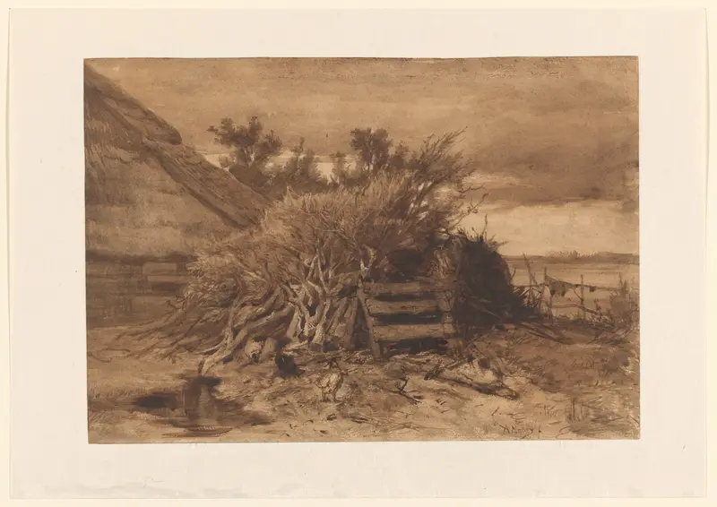 Achter het postkantoor te Oosterbeek Wall Art by Unknown - High-Resolution Digital Print