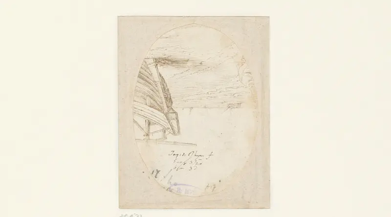 Achtersteven van een gestrande vissersboot Wall Art by Jacques de Gheyn (II) - High-Resolution Digital Print