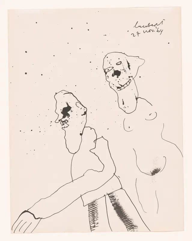 Achtervolging Wall Art by Lucebert - High-Resolution Digital Print