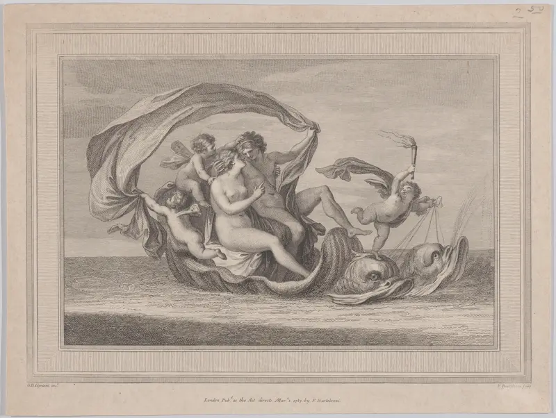 Acis and Galatea Wall Art by Francesco Bartolozzi - High-Resolution Digital Print