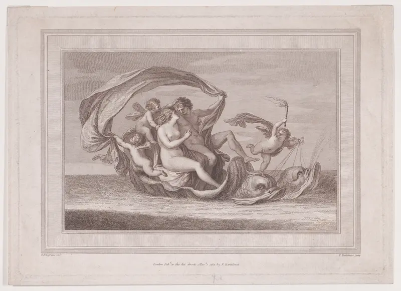 Acis and Galathea Wall Art by Francesco Bartolozzi - High-Resolution Digital Print