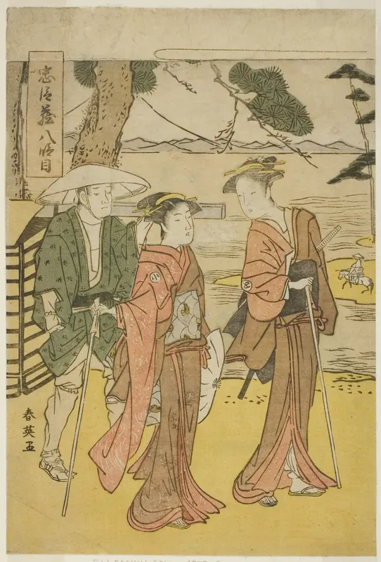 Act Eight: The Bridal Journey (Michiyuki) from the play Chushingura (Treasury of the Forty-seven Loyal Retainers)