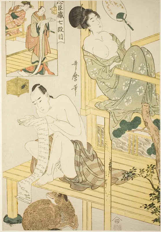 Act Seven, from the series "Treasury of the Loyal Retainers (Chushingura) (Shichi-damme)"