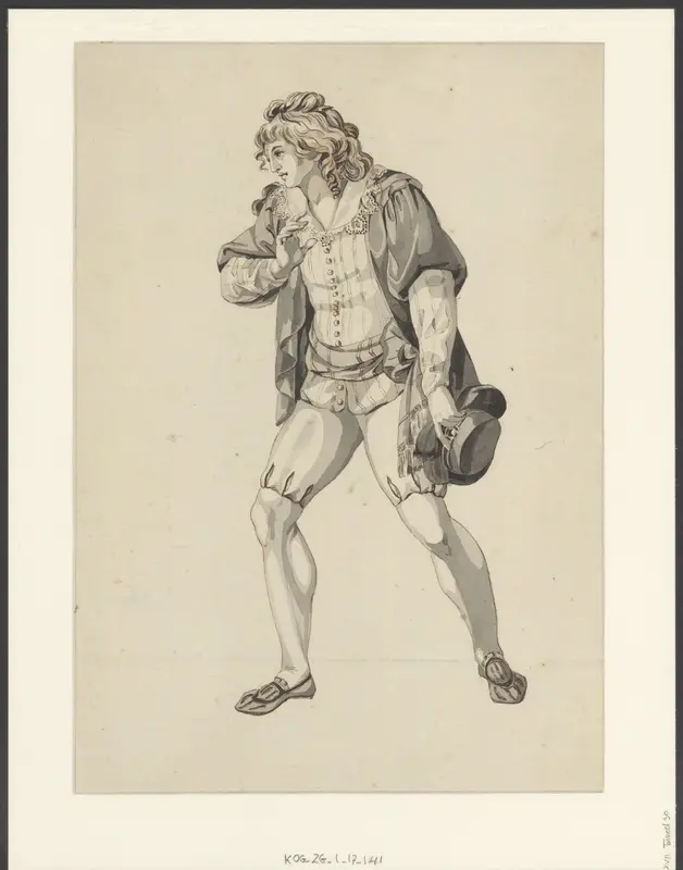 Acteur in kostuum Wall Art by anonymous - High-Resolution Digital Print