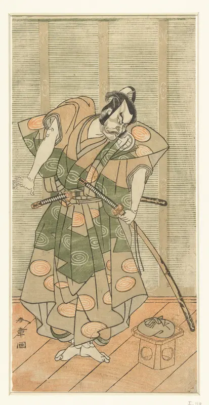Acteur Otani Hiroemon III als schurk Wall Art by Unknown - High-Resolution Digital Print
