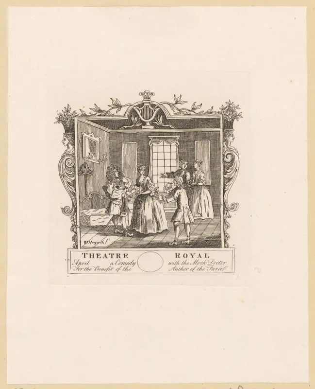 Acteurs op een podium Wall Art by Unknown - High-Resolution Digital Print