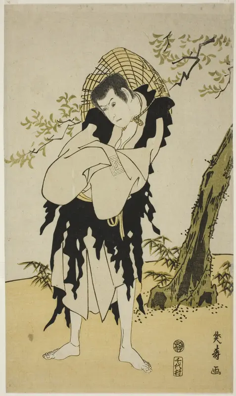 Actor Ichikawa Yaozo Wall Art by Chotensai Eiju - High-Resolution Digital Print