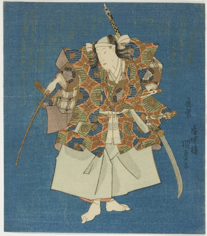 Actor in riding garb