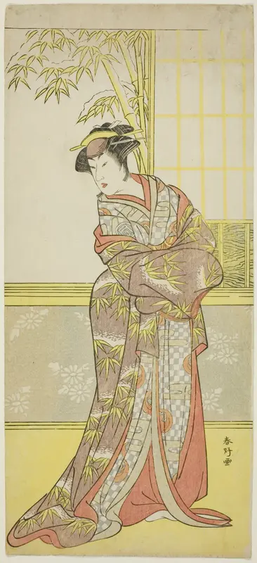 Actor Sanogawa Ichimatsu III Possibly as Masago Gozen in “A Courtesan’s ‘Mirror of the East’” (“Keisei azuma kagami”)