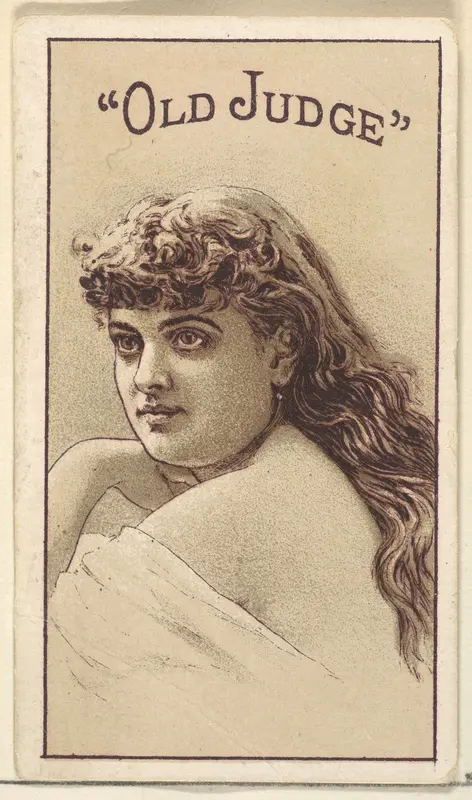 Actress from the Old Judge series (N167) for Old Judge Cigarettes Wall Art by Goodwin & Company - High-Resolution Digital Print