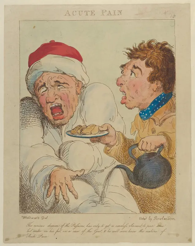 Acute Pain Wall Art by Thomas Rowlandson - High-Resolution Digital Print