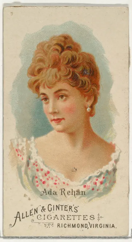 Ada Rehan, from World's Beauties, Series 1 (N26) for Allen & Ginter Cigarettes Wall Art by Allen & Ginter - High-Resolution Digital Print