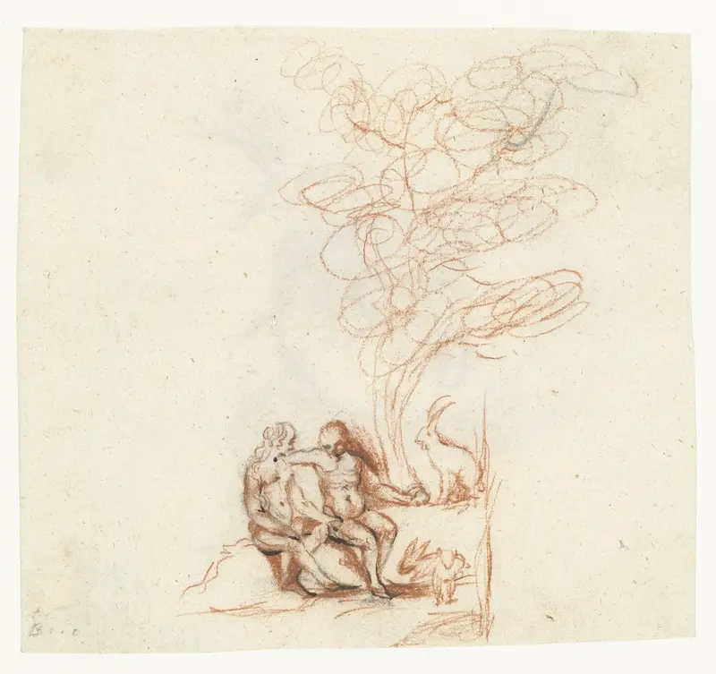 Adam en Eva Wall Art by Unknown - High-Resolution Digital Print