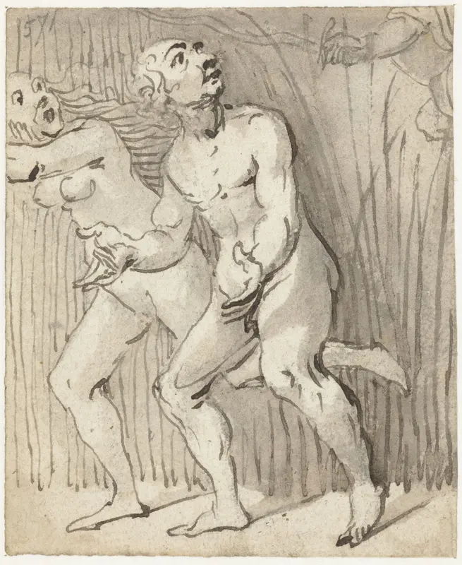 Adam en Eva verdreven uit het paradijs Wall Art by Gerard ter Borch (I) - High-Resolution Digital Print