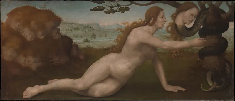 Adam; Eve Wall Art by Giuliano di Piero di Simone Bugiardini - High-Resolution Digital Print