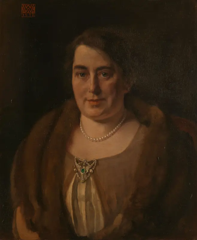Adèle van Meekren, de tweede echtgenote van Andries van Wezel Wall Art by Willem Witsen - High-Resolution Digital Print
