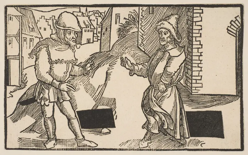 Adelphi, from "The Comedie of Terence", 19th century reprint by Albrecht Dürer - High-Resolution Digital Print