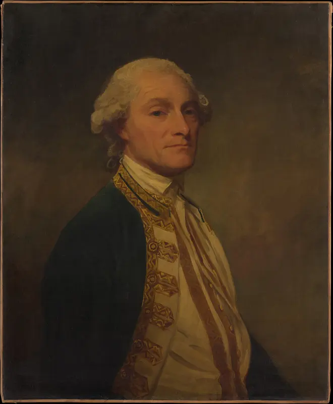Admiral Sir Chaloner Ogle (1726–1816) Wall Art by George Romney - High-Resolution Digital Print