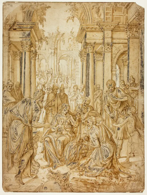 Adoration of the Magi Wall Art by Lambert van Noort - High-Resolution Digital Print