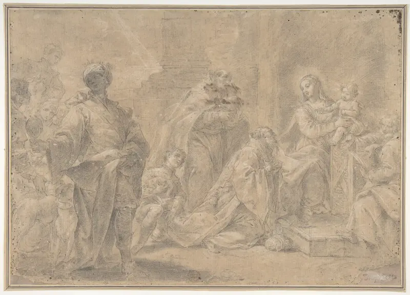 Adoration of the Magi Wall Art by Ercole Graziani the Younger - High-Resolution Digital Print