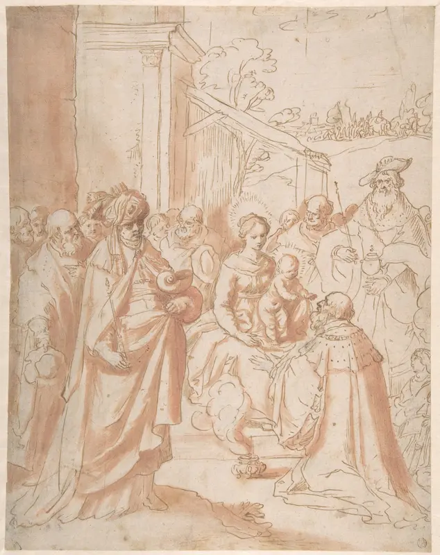 Adoration of the Magi Wall Art by Frans Francken II - High-Resolution Digital Print