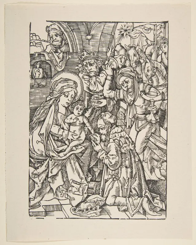 Adoration of the Magi Wall Art by Anonymous, German, 15th century - High-Resolution Digital Print