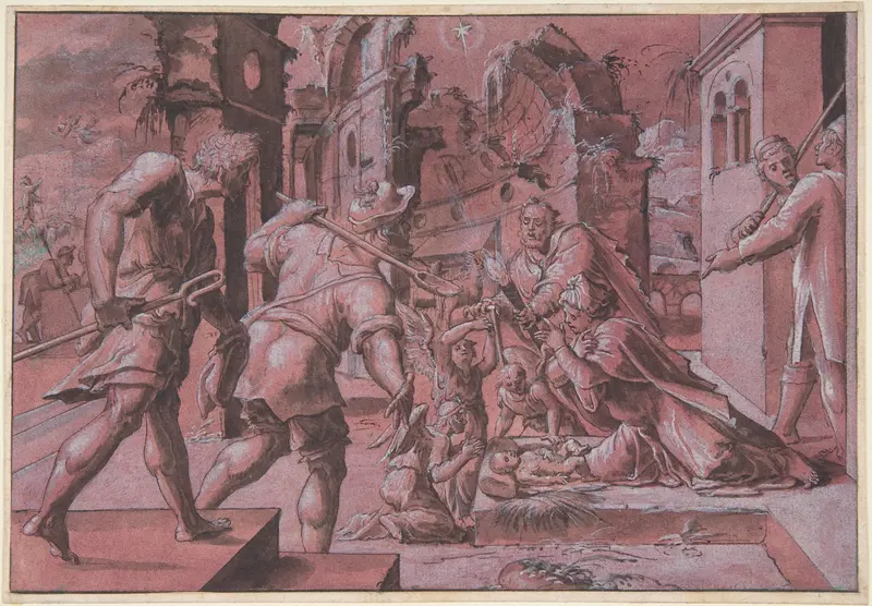 Adoration of the Shepherds Wall Art by Master of Liechtenstein - High-Resolution Digital Print