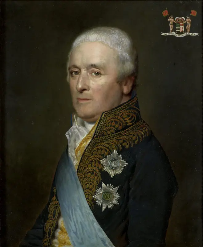 Adriaen Pieter Twent (1745-1816), Count of Rosenburg, Minister of Inland Waters, Minister of the Interior and Chamberlain to King Louis Napoleon Wall Art by Willem Bartel van der Kooi - High-Resolution Digital Print